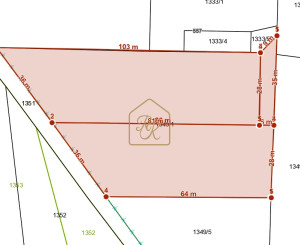 Stavebný pozemok - Pohronský Ruskov - 2733m2