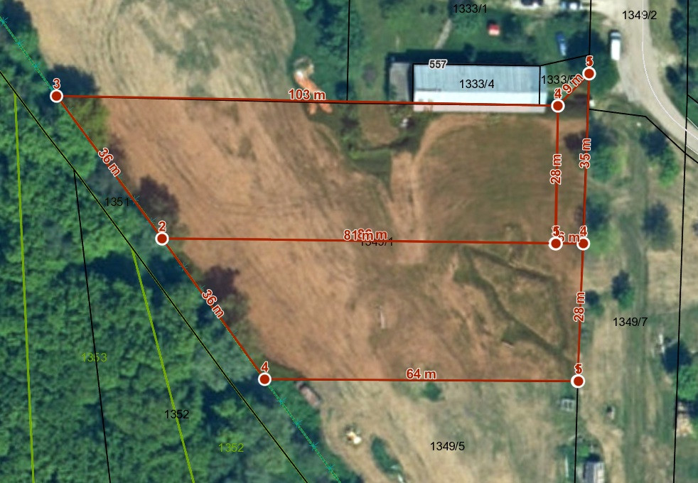 Stavebný pozemok - Pohronský Ruskov - 2233m2