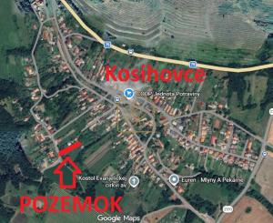 EXKLUZÍVNE - predaj stavebného pozemku - Kosihovce 1323m2