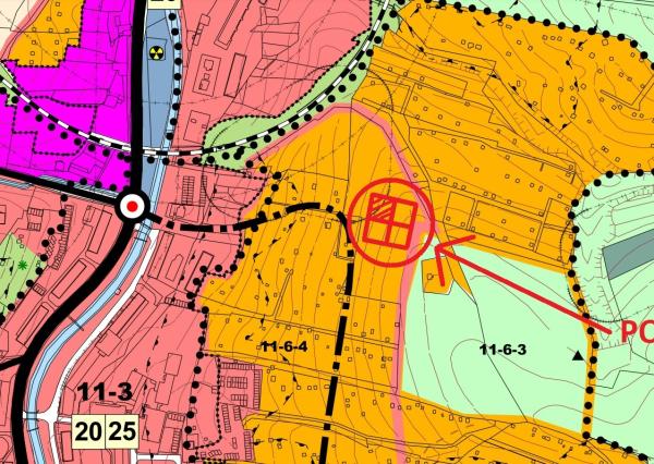 Handlová - záhrada pre chatku - 450m2
